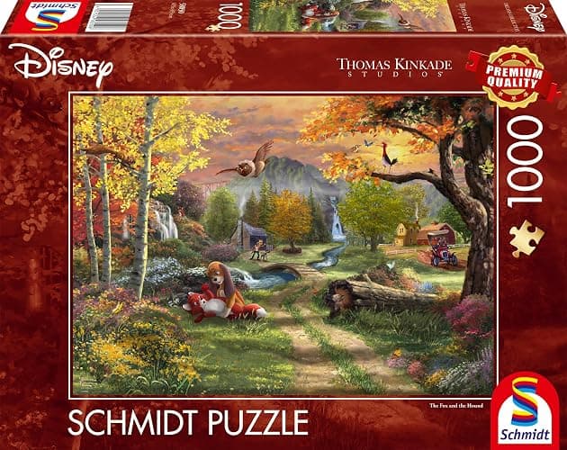 Schmidt 58050 - Puzzle Disney Fox and Hound, Thomas Kinkade, 1000 pezzi thumbnail 4