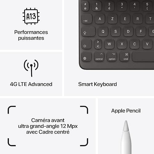 2021 Apple iPad (10,2-zoll, Wi-Fi + Zellular, 64GB) Space Grau (Generalüberholt) thumbnail 7