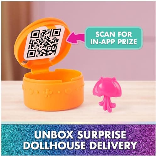 DREAMWORKS GABBY'S DOLLHOUSE The Movie, Mercat's Aquarium Balcony, with Toy Figure & Dollhouse Accessories, Kids Toys for Girls & Boys Ages 3 and Up thumbnail 7