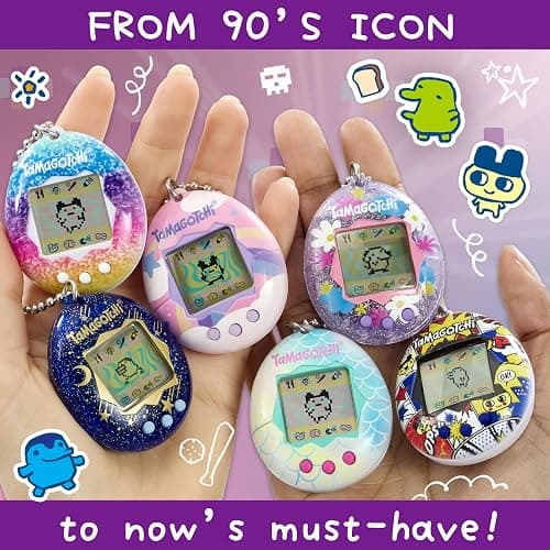 BANDAI - Tamagotchi Mascota Virtual Original Lots of Love 42975 Multicolor - Tu Fiel compañero Virtual en la Palma de tu Mano - Cuida, Juega y Disfruta - Juguete Electrónico para Mayores de 8 Años thumbnail 8