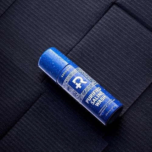 Recovery Aftercare - Purified Saline Wash - Piercing Aftercare Purified Saline Spray - Soothing & All Natural Piercing Cleaner (1.5 oz) thumbnail 2