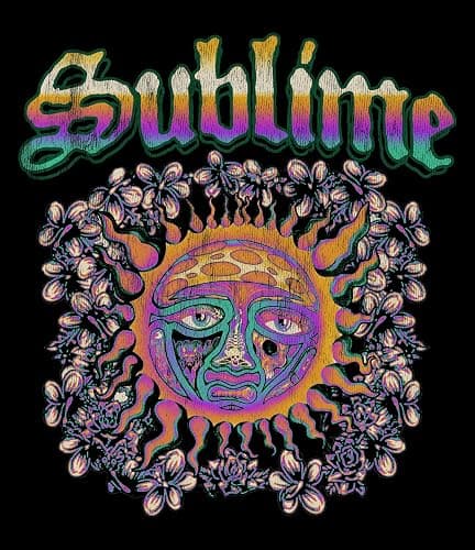 Sublime Customer Sun Adult Black Short Sleeve T Shirt 90s Ska Punk Music Vintage Style Graphic Tees thumbnail 2
