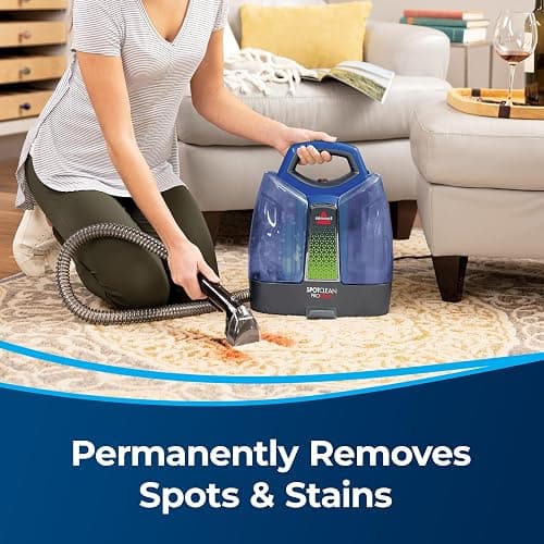 Bissell - Portable Carpet Cleaner - SpotClean ProHeat - For carpet and upholstery - Tough Stain and 3-in-1 Stair Tool and - HydroRinse Self-Cleaning thumbnail 2