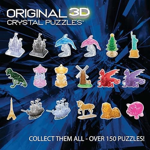 BePuzzled, Lion and Baby Original 3D Crystal Puzzle, Perfect for Puzzlers Ages 12 and Up, Challenging to Complete and Beautiful to Display, Collect Them All thumbnail 8