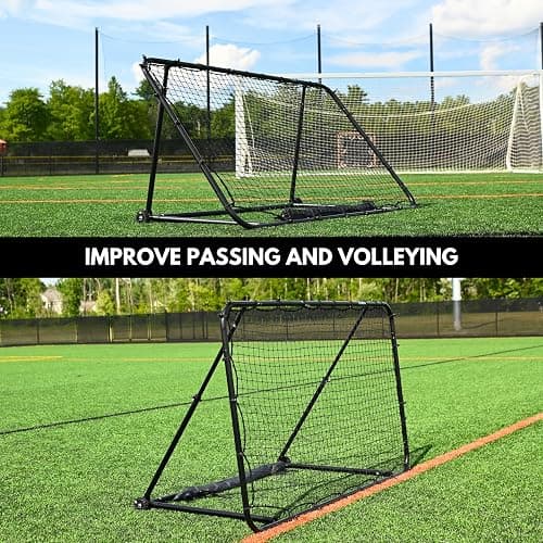 SHARK ATHLETICS Rebounder Large: 6ft x 3.5ft - Bounce Back - Return with Rebounder - Training for Backyard (Portable & Easy Setup) thumbnail 5