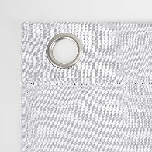 Sun Zero Riley Kids Bedroom Blackout Grommet Curtain Panel, 40" x 84", White thumbnail 6