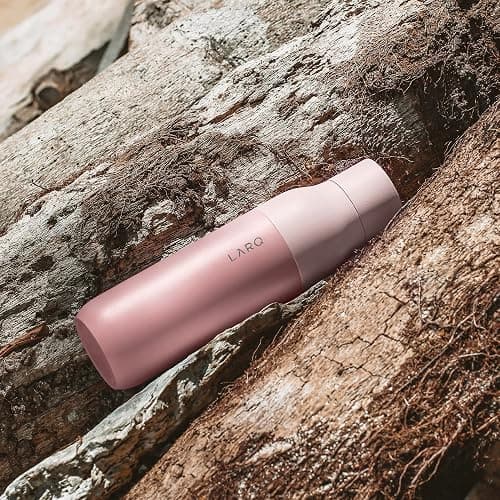 LARQ Bottle Twist Top 17oz - Insulated Stainless Steel Water Bottle | BPA Free | Reusable Water Bottle for Camping, Office, and Travel | Keep Drinks Cold and Hot, Himalayan Pink thumbnail 5