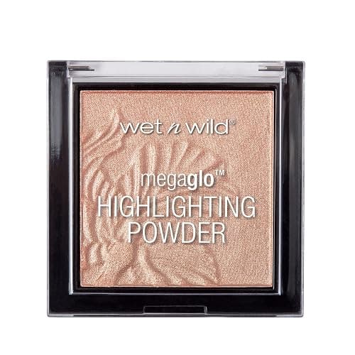 wet n wild MegaGlo Highlighting Powder, Highlighter Makeup, Shimmer Glow, Natural Pink Precious Petals - Image 1