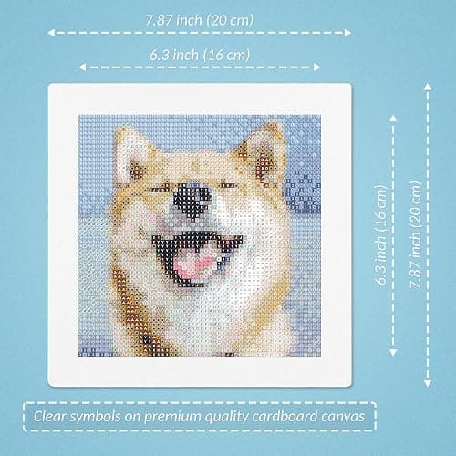 LuwoArte 6 Pack Diamond Painting Kits for Adults – Cute Dogs-Themed Diamond Art Kits – DIY Full Drill Paint Gem Art for Adults – Brilliant 5D Diamond Painting Kit – Relaxing Craft for Home Wall Décor thumbnail 3