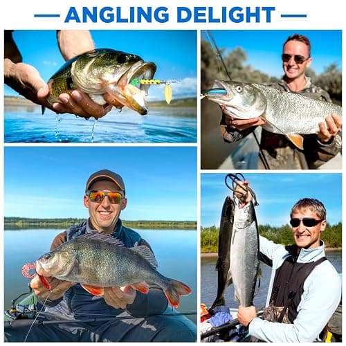 PLUSINNO Fishing Lures, 137Pcs Tackle Box with Tackle Included, Crankbaits, Spoon, Hooks, Weights & Other Accessories, Fishing Bait Lure Gear Kit Gift for Men Bass Freshwater thumbnail 2
