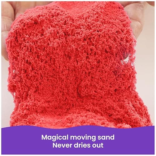 Kinetic Sand, 6lbs Mega Mixin’ Bag with Red, Yellow & Blue Play Sand, Amazon Exclusive (Packaging May Vary), Sensory Toys, Holiday Gifts & Stocking Stuffers for Kids Ages 3 and up thumbnail 2