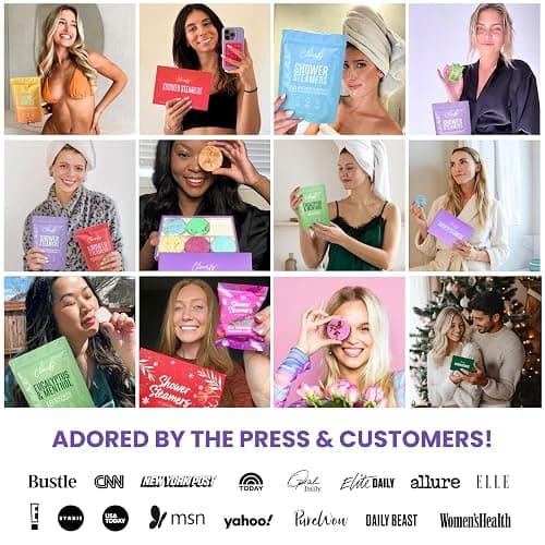 Cleverfy Shower Steamers Aromatherapy – Stocking Stuffers for Teen Girls, Women and Wife – Christmas Gifts for Teens and Women – White Elephant Gifts for Adults – 18 Tablets thumbnail 8