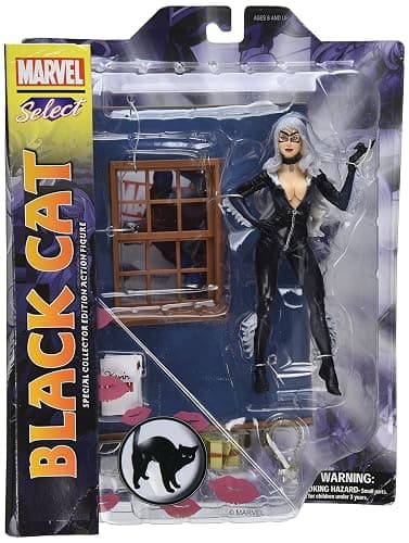 Marvel Select Black Cat: Special Collector Edition Action Figure With Highly Detailed Base - Image 1