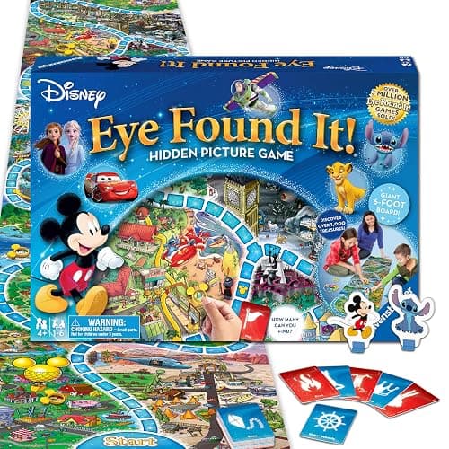 Ravensburger Disney Eye Found It - Hidden Picture Search Board Game - Learning Fun with Disney Favorites - Ages 4+ MESH Accredited - Image 1