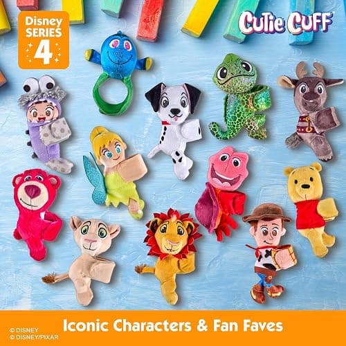 Disney Cutie Cuff - Mystery Plush Slap Band Bracelet - Favorites Series 4 thumbnail 2