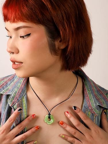 OJERRY Kawaii Flower Cutecore Necklace Y2K Cord Necklace Jewelry for Teen Girls Women Trendy Stuffs thumbnail 3