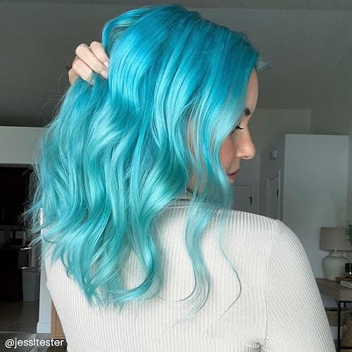 Arctic Fox Semi-Permanent Hair Dye, Vegan & Cruelty-Free, Pastel Blue, Ammonia-Free, Peroxide-Free, Conditioning Color, For Bleached Hair, Cotton Candy Dreams, 8 Fl Oz (Pack of 2) thumbnail 4