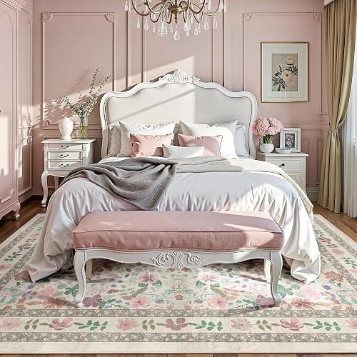floral area rug ! thumbnail 3