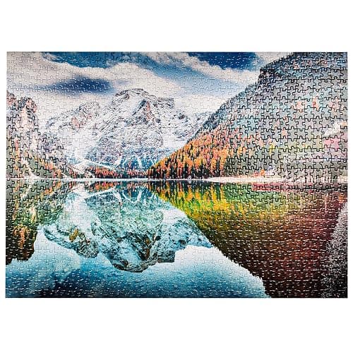 Rocorose 1000 Piece Jigsaw Puzzle Autumn of Italian Alps Naturpark Floor Puzzle for Kids Adult thumbnail 6