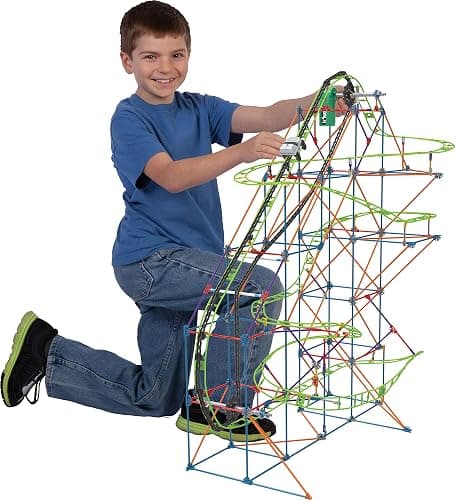 K'NEX 51438 Typhoon Frenzy Roller Coaster Building Set Building Kit, Gray thumbnail 6