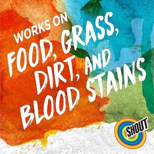 Shout Active Enzyme Laundry Stain Remover Spray, Triple-Acting Formula Clings, Penetrates, and Lifts 100+ Types of Everyday Stains - Prewash Spray 22oz thumbnail 6