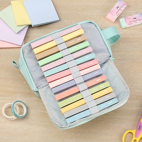 Mr. Pen- Aesthetic Highlighters, 20 pcs, Chisel Tip, Pastel Colors, No Bleed Bible Highlighter Pastel, Assorted Colors thumbnail 2