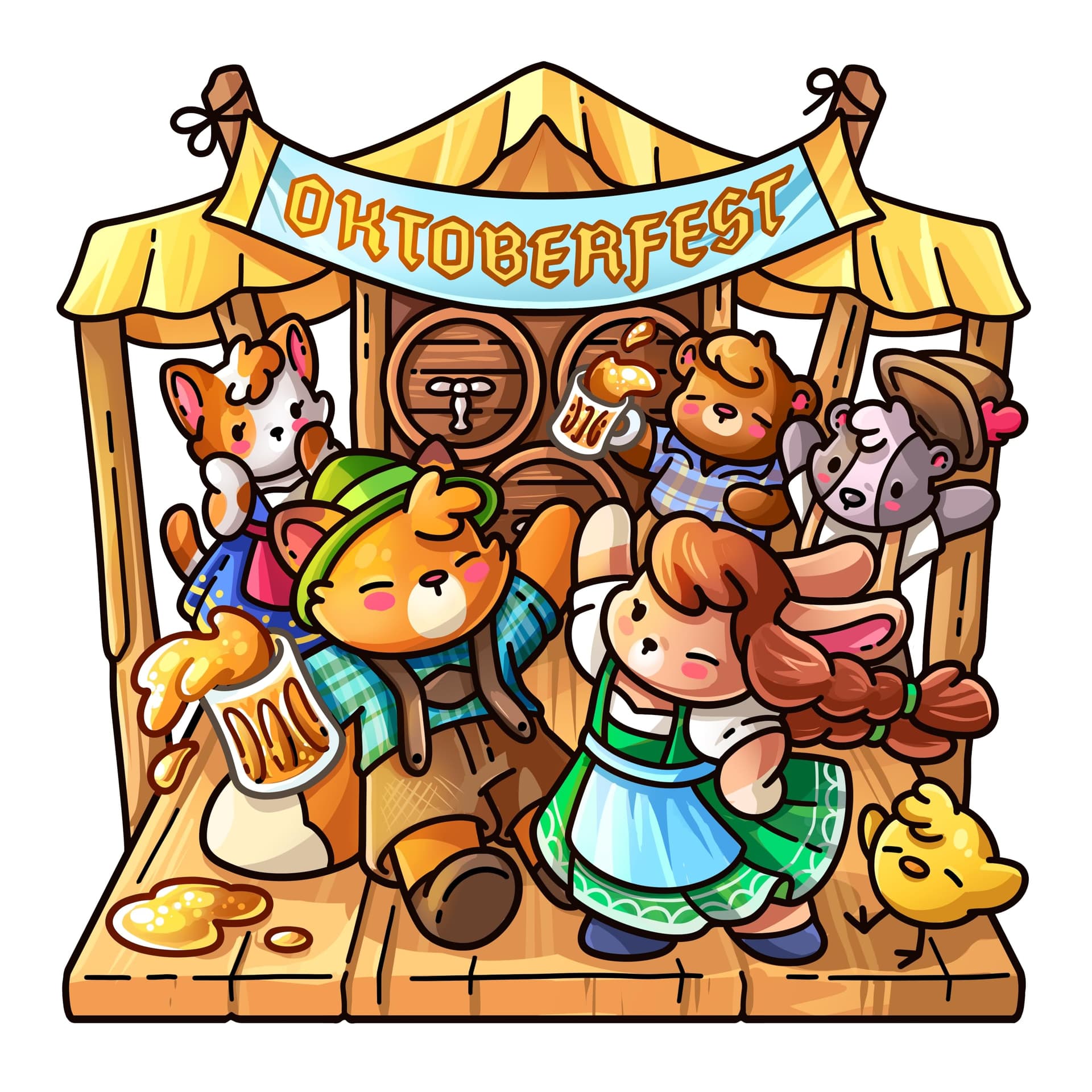 Cozy Europe: Cute Colouring Book thumbnail 3
