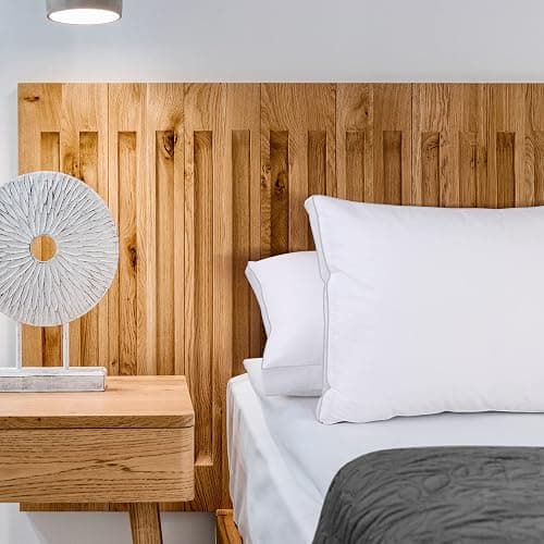 Utopia Bedding Bed Pillows for Sleeping Standard Size (White), Set of 2, Cooling Hotel Quality, Gusseted Pillow for Back, Stomach or Side Sleepers - White - Standard (Pack of 2) thumbnail 6