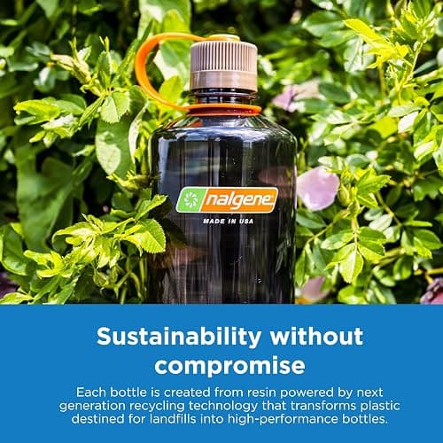 Nalgene Sustain Tritan BPA-Free Water Bottle Made with Material Derived from 50% Plastic Waste (Using ISCC Certified Mass Balance), 16 OZ, Narrow Mouth, Mocha thumbnail 3