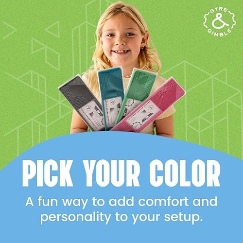 Student ChromebookⓇ Gidget: Silicone Sensory Mat/Palm Rest Compatible with Most Student ChromebookⓇ Models – Textured Fidget Pad for Discreet Focus and Comfort – by Gyre & Gimble thumbnail 6