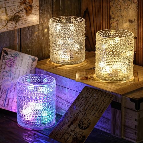 cosnou Glassware Set of 6, 13 OZ/390ml Hobnail Kitchen Glassware, Embossed Vintage Glass for Water, Cocktail, Soda, Beverage, Juice thumbnail 4