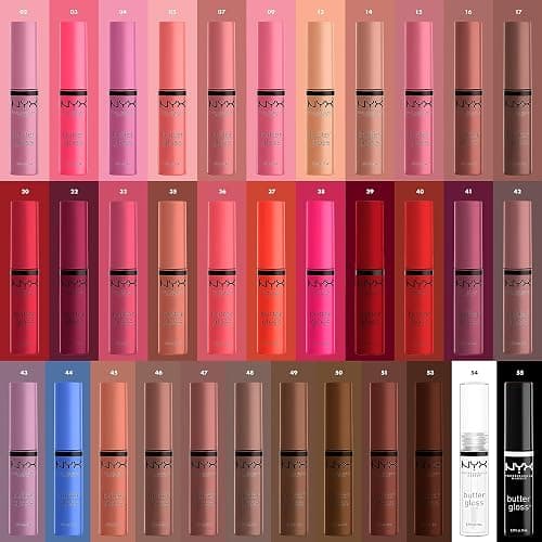 NYX PROFESSIONAL MAKEUP Butter Gloss, Non-Sticky Lip Gloss - Licorice (Black) thumbnail 8