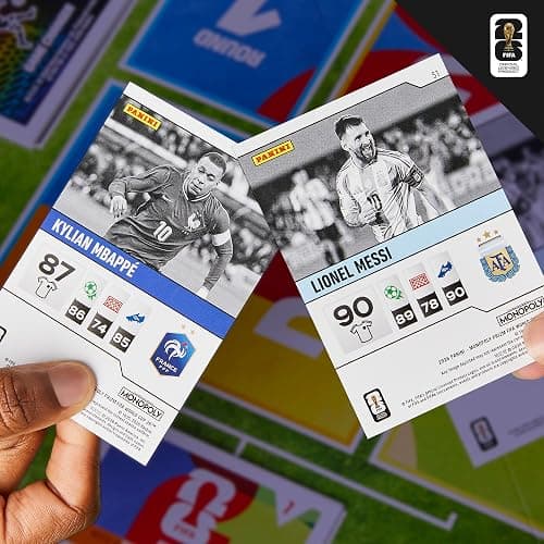 Monopoly Panini Prizm: FIFA World Cup Game I Soccer Board Game with Monopoly Panini Prizm FIFA World Cup 2026 Trading Cards I Ages 8+ thumbnail 5