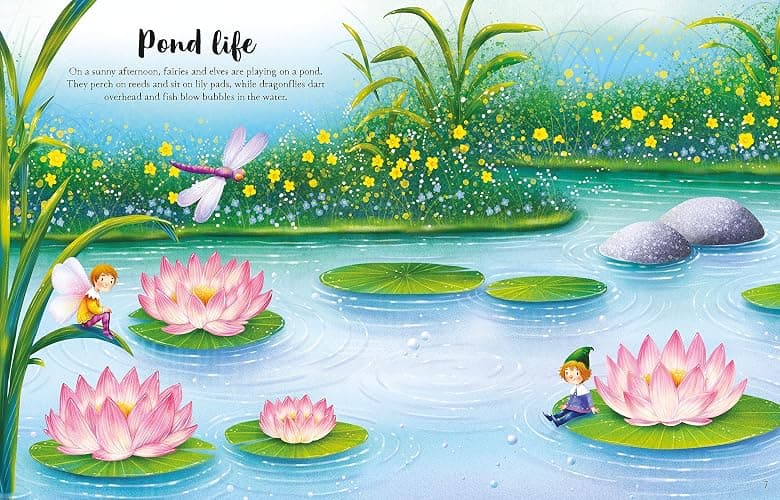 Fairies, Pixies and Elves Sticker Book: A Whimsical Interactive Sticker Book Featuring Magical Woodland Creatures thumbnail 2