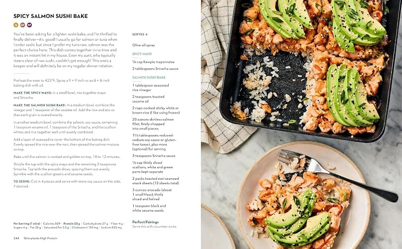 Skinnytaste High Protein: 100 Healthy, Simple Recipes to Fuel Your Day: A Cookbook thumbnail 7