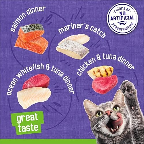 Purina Friskies Pate Wet Cat Food Variety Pack Seafood and Chicken Pate Favorites - 48 ct. Can thumbnail 4