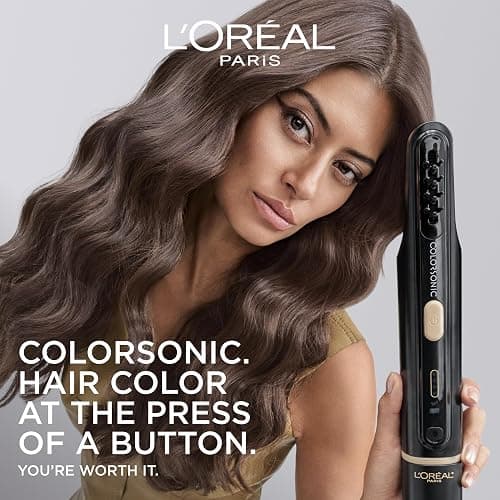 L'Oreal Paris Colorsonic Permanent Hair Dye Coloring Device for Root Touch Up, All Over Color, and Gray Coverage, Mistake-Free Application (Hair Color Cartridge Sold Separately) thumbnail 2