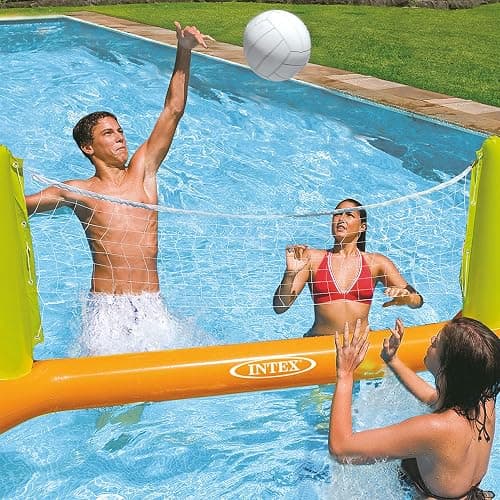 Intex 56508EP Inflatable Floating Swimming Pool Toys Volleyball Game, Green thumbnail 7