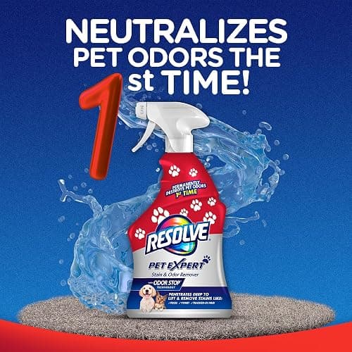 Resolve Pet Expert Stain and Odor Remover, Carpet Cleaner, Pet Stain and Odor Remover, Carpet & Upholstery Cleaner - Removes Stains and Odors, 22 oz thumbnail 3