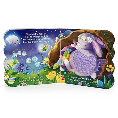 Touch and Feel: Good Night, Cuddlebug Lane: Baby & Toddler Sensory Board Book thumbnail 7