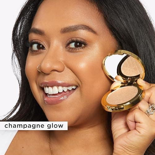 tarte Amazonian clay shimmering light – Pressed Highlighter with Buildable Radiant Glow for a Natural Lightweight Luminous Finish, Vegan & Cruelty Free thumbnail 5