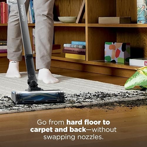 Shark PowerPro Reveal Plus Cordless Vacuum, FloorDetect & Dirt-Reveal Technology, HEPA Filter, Carpet & Hard Floor, Rechargeable, Charcoal, IZ376H thumbnail 5