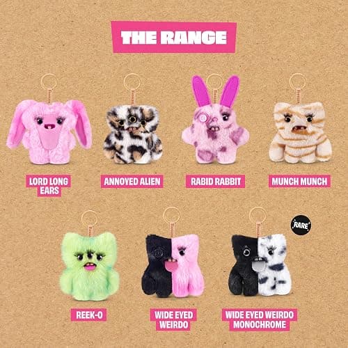 Fuggler Baby Baddies Fugg 5 Inch (6 Pack) by ZURU | Mini Funny Ugly Monster plush; signature teeth; soft & huggable; multipack; for fans & collectors; gift for tweens & teens thumbnail 6