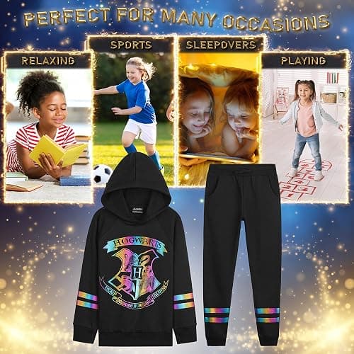Harry Potter Girls Tracksuit, Hoodie and Girls Tracksuit Bottoms thumbnail 5