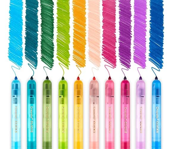 Crayola Clicks Retractable Markers - Bold (10ct), No Dry Washable Markers for Kids, Click Markers for School, Must Have Coloring Supplies, Gifts thumbnail 6