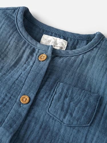 little planet by carter's unisex-baby Jumpsuit Made With Organic Cotton thumbnail 2