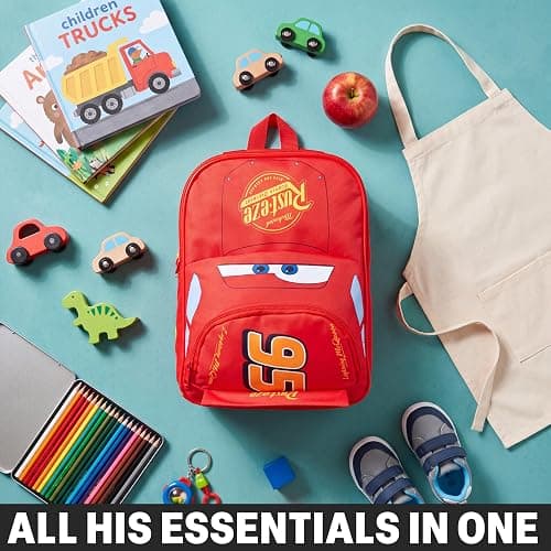 Disney Cars Backpack for Kids Lightning McQueen Mini Backpack Girls Boys School Supplies Preschool Daycare Rucksack Back to School Bag Gifts for Kids thumbnail 7