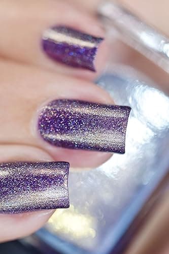 ILNP Art District - Regal Purple Holographic Nail Polish thumbnail 8