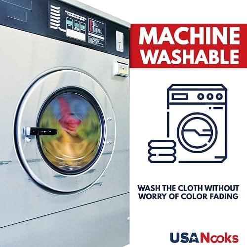 USANOOKS Microfiber Cleaning Cloth - White - 12Pcs (12.5x12.5 inch) High Performance - 1200 Washes, Ultra Absorbent Car Towel Traps Grime & Liquid for Streak-Free Mirror Shine - Car Washing Cloth thumbnail 8