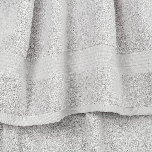 Cotton Paradise 100% Cotton 6 Piece Bath Towels for Bathroom - 6 Piece Bath Towels - Silver Gray thumbnail 4